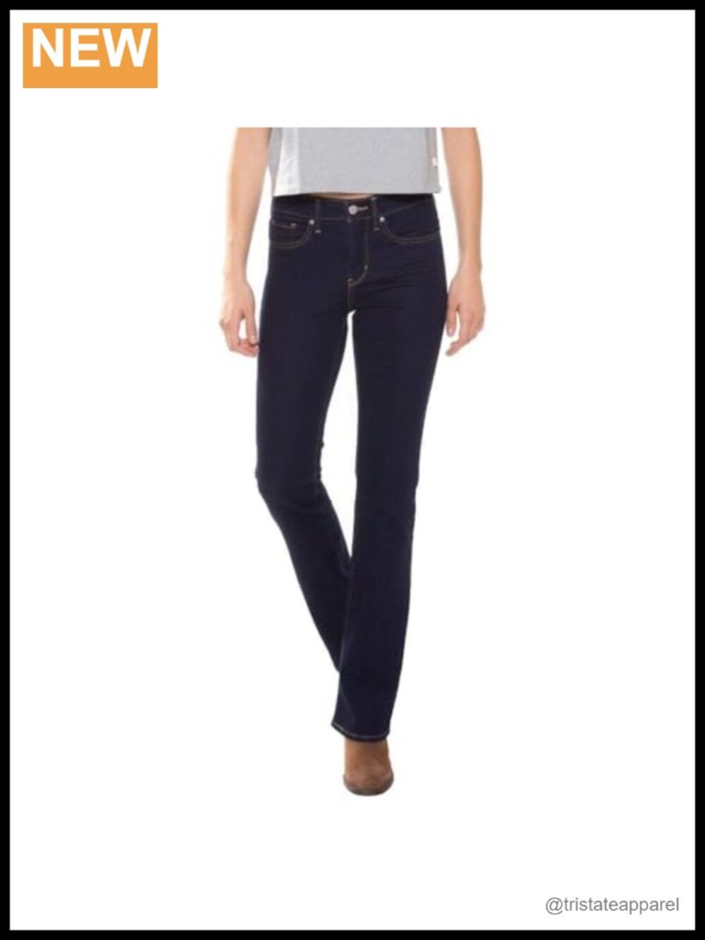 Plus Size 315 Shaping Bootcut Jeans Mid Rise Slimming Stretch
